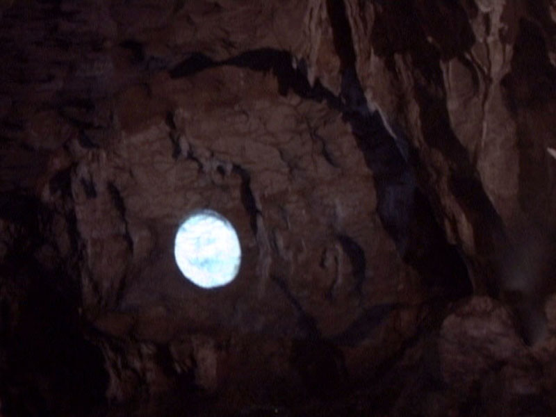 la lune dans la grotte du Mas d'azil